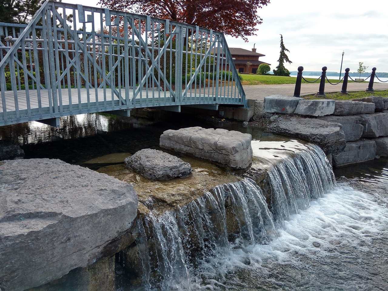 Heritage Park on the Barrie waterfront in spring